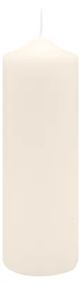 Produktbild von Spitzkopf Stumpen Kerzen Elfenbein 20 x Ø 6 cm, 6 Stück