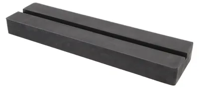Image de KS TOOLS Support en caoutchouc 09 avec rainure pour ponts élévateurs 373 x 100 x 35 mm - 160.0484