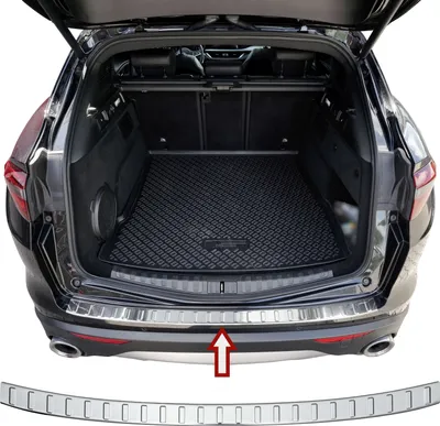 Obrázok produktu pre Nerezová chrómová ochrana nárazníka vhodná pre Alfa Romeo Stelvio | BJ od 2017&gt