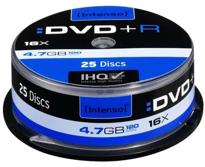 Produktbild von Intenso 25 x DVD+R - 4.7 GB 16x - Spindel