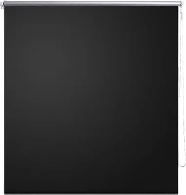 Produktbild von vidaXL Verdunkelungsrollo 164,4 x 230 cm, Stoffbreite 160 cm, schwarz