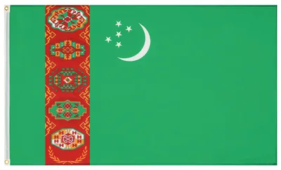 Produktbild von Einheitsgröße MW-177|Turkmenistan MUWO "Nations Together" Flagge 90x150cm