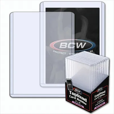 Produktbild von BCW Topload 3"x4" (Thick Cards 197pt) (10 ct.)
