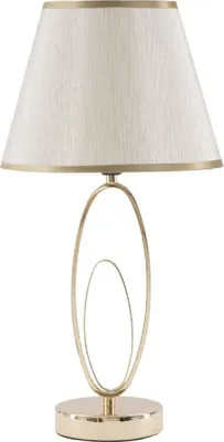 Produktbild von Mauro Ferretti Tischlampe Glam Flush E27 Ø 24x47 cm goldfarben creme
