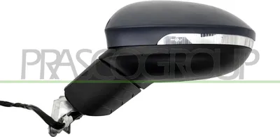 Produktbild von PRASCO VG4127324P Außenspiegel Seitenspiegel Links für VW Golf VIII Schrägheck (CD1) Beheizt mit Memory Asphärisch Grundiert Elektrisch