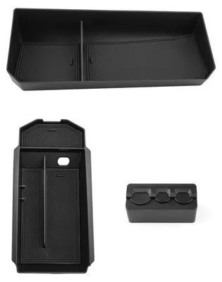 Image de Organisateur de console centrale pour Toyota C-HR, modèles 2024-2026, lot de 2
