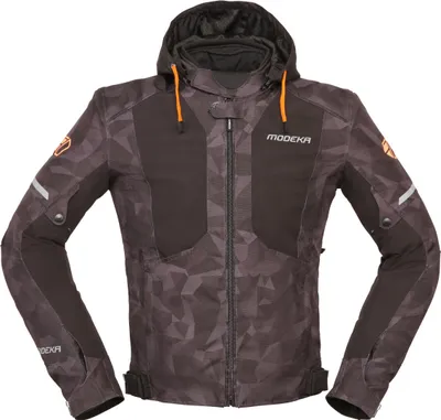 Immagine prodotto di Giacca da moto in tessuto Modeka Jakson, nero/camouflage, M