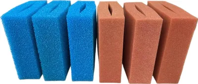 Produktbild von Ersatzschwamm Set für Oase Biosmart 14-16000 Teichfilter 3 x rot 3 x blau passt auch für Oase
