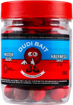 Produktbild von Dudi Bait Mister Dudi Hook Balls Paprikahalften 14mm 100g