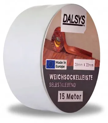 Produktbild von Dalsys Weichsockelleiste selbstklebend 15m Grau