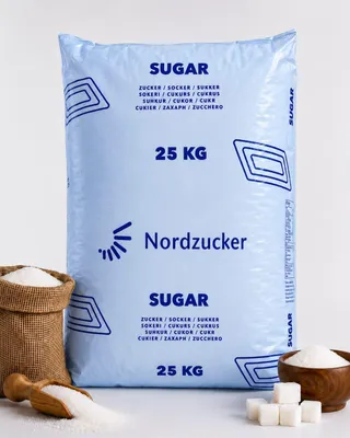 Produktbild von Nordzucker Fein Weißzucker 25 kg Sack - Kristallzucker für Backen Kochen Getränke Gastronomie Haushaltszucker Großpackung