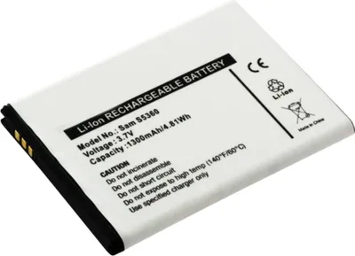 Immagine prodotto di subtel 1x Batteria per Cellulare Compatibile con Samsung GT-S5360 Galaxy Y, GT-S5301 Galaxy Pocket Plus, GT-S5310 Galaxy Pocket Neo, EB454357VU – (1300mAh, 3.7V)