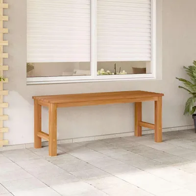 Obrázek produktu pro vidaXL Zahradní lavice 114 cm z masivního teakového dřeva