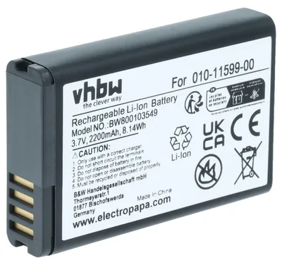 Produktbild von vhbw Akku kompatibel mit Garmin Virb GPS Navigation Navi (2200 mAh, 3,7 V, Li-Ion)