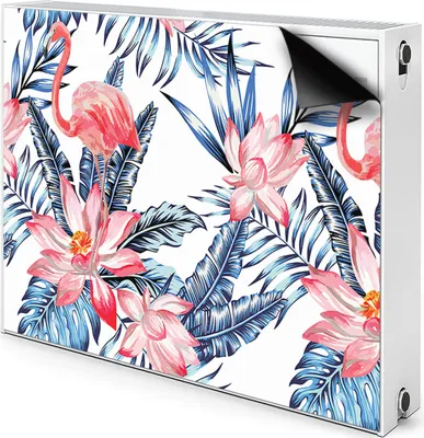 Produktbild von Magnet Heizkörperverkleidung Heizkörper-Abdeckung Heizung Heizkörper 100x60 cm - Lackiert, flamingo