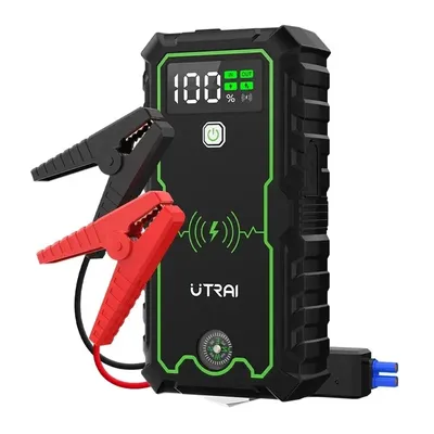 Zdjęcie produktu dla rozrusznik samochodowy 2500 A, bezprzewodowe ładowanie 10 W, power bank 16000 mAh, JS1-Pro