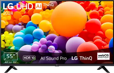 LG LED-Fernseher 55UT73006LA (139 cm/55 Zoll, 4K Ultra HD, Smart-TV TV Monitor Bildschirm 55"
