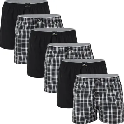 Produktbild von Clark Crown® Web-Boxershorts 6er Pack 3XL schwarz