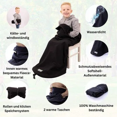 Productafbeelding van Warme fleece deken voor senioren, geschikt voor gebruik in een rolstoel