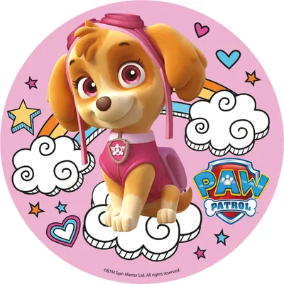 Produktbild von jedlý papír Paw Patrol - Skye 20cm
