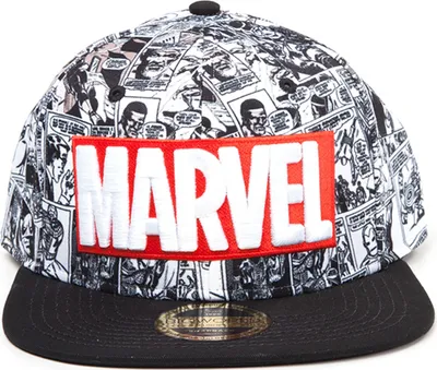 Produktbild von Marvel - Classic Red and White Logo Snapback