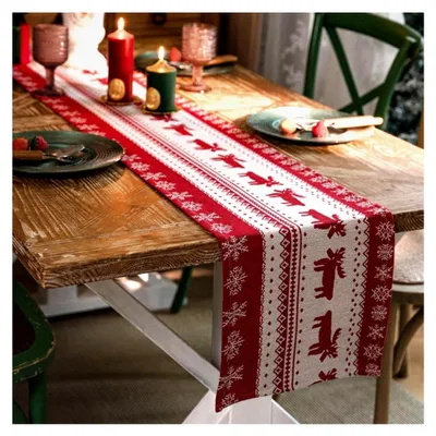 Produktbild von Weihnachtlicher Tischläufer für die Innenraumdekoration