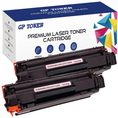 Obrázok produktu pre 2x Kompatibilný toner pre HP CB435A/CB436A/CE285A LaserJet M 1120A MFP LaserJet P 1101 Čierny