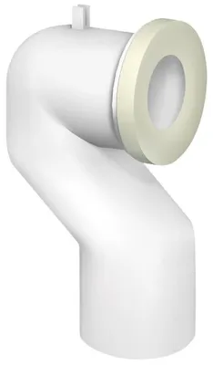 Produktbild von Bruckner WC-Bogen 90°, D. 110mm, Offset, ABS / weiß