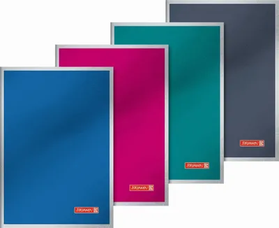 Image de BRUNNEN 104348103 1 cahier Premium Metallic, A5, 48 feuilles, ligné, assorti