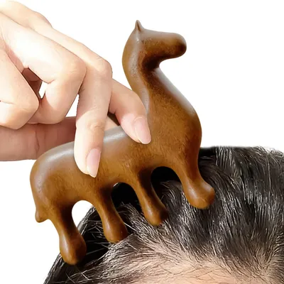 Productafbeelding van Hoofdhuid Hoofdmassager Van Hout