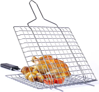 Produktbild von Grillkorb Antihaft-Grillkorb Hochleistungs-Grillgeraete Grillkorb fuer Fleisch Fischgemuesesteak