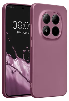 Produktbild von kwmobile Handyhülle für Xiaomi Redmi Note 15 Pro 5G Hülle - weiche Silikon Case metallisch schimmernd - Schutzhülle Cover - Metallic Lavendel