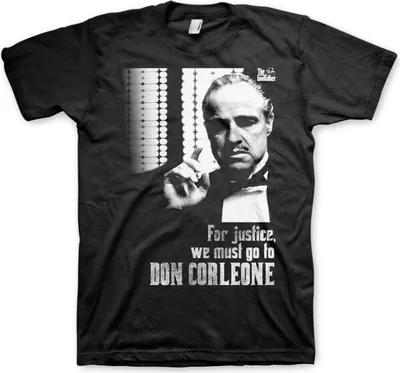 Produktbild von Godfather - For Justice T-Shirt - Large - Black
