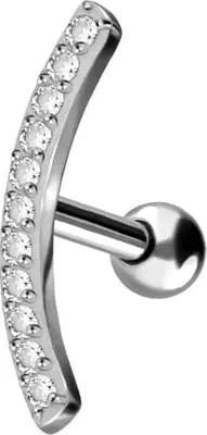 Produktbild von Ohrpiercing Titan Ohrpiercing KRISTALLBOGEN