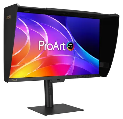 Produktbild von ASUS ProArt OLED PA27USD, 67,3 cm (26.5"), 3840 x 2160 Pixel, 4K Ultra HD, QD-OLED, 0,1 ms, Schwarz