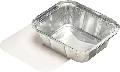 Image de Papstar barquettes en aluminium avec couvercle 500ml 4,2x11,4x14cm 25 pièces
