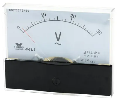 Analoges Voltmeter AC 0-30V Messbereich 44L1