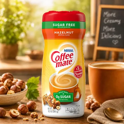 Produktbild von Nestle Coffee Mate Hazelnut Sugar Free 289g