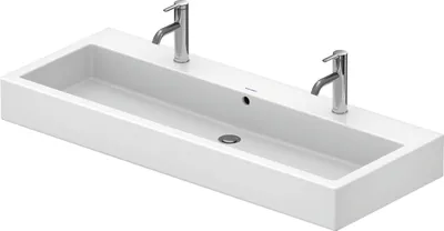 Immagine prodotto di Duravit Vero lavabo, 1200x470mm, poncé, avec trop-plein, 2 trous pour robinet, 04541200261, 04541200261
