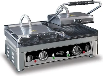 Produktbild von Kontaktgrill, Doppelt, Gerillt/Gerillt