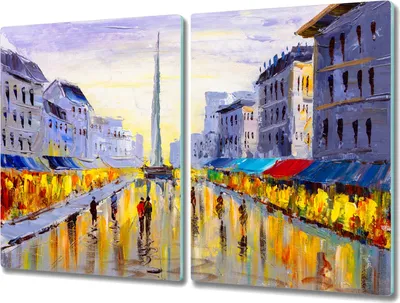 Produktbild von Coloray Hackbrett Herdabdeckplatte 2x40x52 cm Küchenbrett Kochplattenabdeckung Schneidebrett - Stadtmarkt