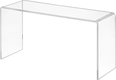 Produktbild von Dekobrücke aus Acrylglas in 200x100x70mm - Zeigis® / Schuhständer / Schuhaufsteller / U-Ständer / Acrylständer / Schuhe / Dekoständer / Dekoaufsteller / Acryl / transparent / klar / farblos