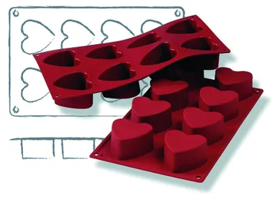Produktbild von Backformen, 300x175x35 - 8 Formen