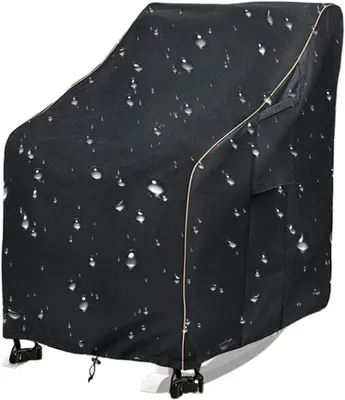Produktbild von Gartenmöbel Schutzhülle für Stühle und Sessel, wetterfest und reißfest, 210D Oxford mit PolyurethanBeschichtung, Windschutz Abdeckung für Outdoor Möbel