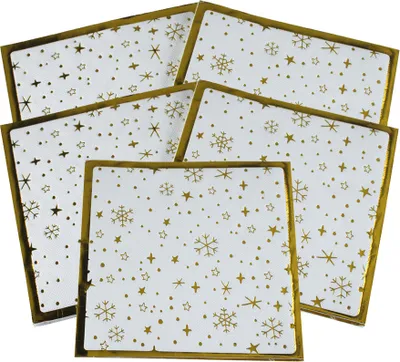 Produktbild von CANDeal 100 Stück Papierservietten Tissue Servietten Decoupage Dekoration Festliche Partybedarf 33x33cm