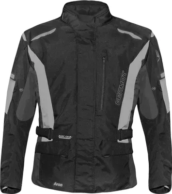 Obrázok produktu pre Germot Aron nepremokavá textilná bunda na motorku, čierna/sivá, 2XL
