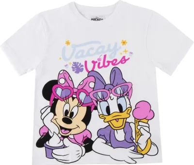 Zdjęcie produktu dla Koszulka Disney Minnie Mouse & Daisy Biała 98 cm
