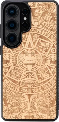 Produktbild von Holzhülle für Galaxy S26 Ultra, Bewood Aniegre Aztekischer Kalender