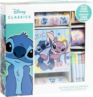 Obrázok produktu pre CERDÀź - Zestaw naklejek Disney Stitch 1000 sztuk - Oficjalny produkt disneyowski