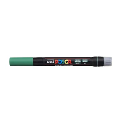 Obrázok produktu pre POSCA PCF-350, Zelená, Čierna, Zelená, 1 farba/farieb, atrament s vodným základom, Štetinkové zakončenie, Kolo